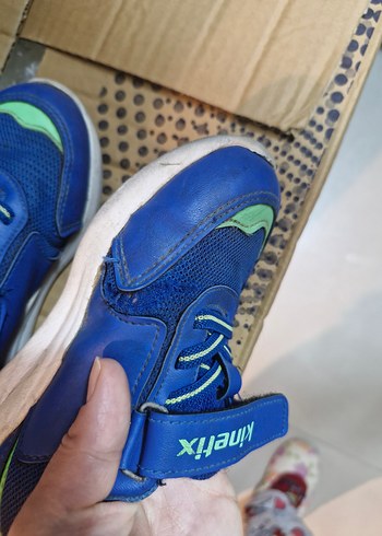 Erkek Çocuk Renkli Mavi Spor Ayakkabı - Görsel 3