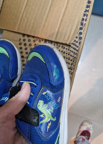 Erkek Çocuk Renkli Mavi Spor Ayakkabı - Görsel 2