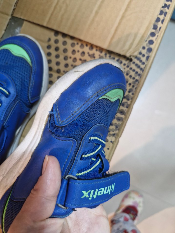 Erkek Çocuk Renkli Mavi Spor Ayakkabı - Görsel 3