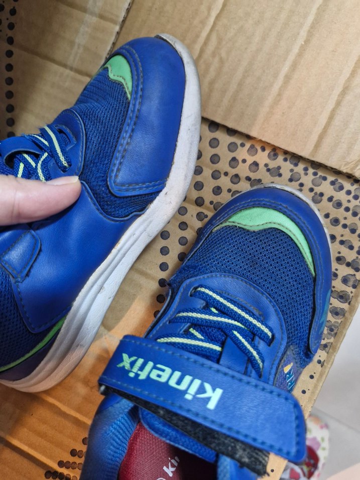 Erkek Çocuk Renkli Mavi Spor Ayakkabı - Görsel 5