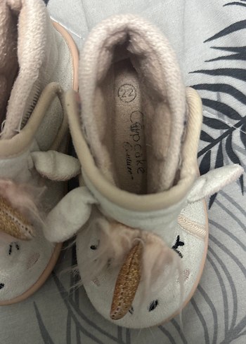 Kız Çocuk Unicorn Nakışlı Sıcak Ev Terliği - Görsel 4