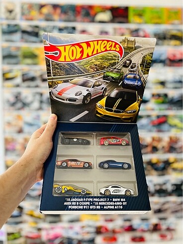 Hot wheels 6 lı set