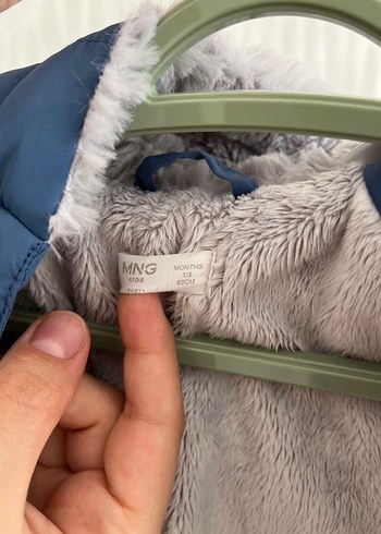 Fermuarlı Mavi Bebek astronot mont - Görsel 5