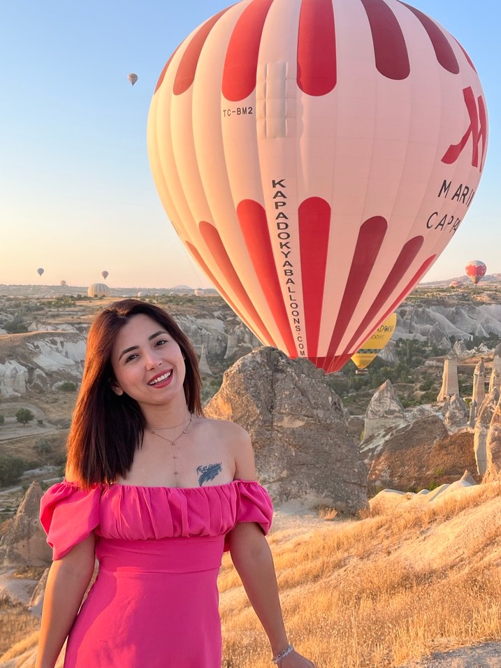 Mini Pembe Drapeli Elbise - Görsel 4