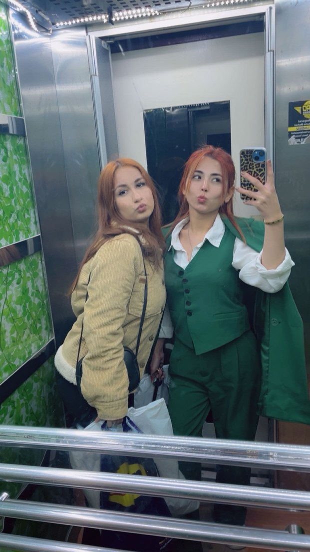 Takım Şeffaf Yeşil Kadın Blazer Ceket yelek ve pantolon - Görsel 2