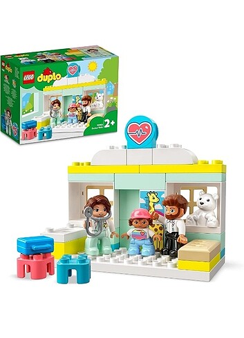 LEGO® DUPLO® Kurtarma Doktor Muayenesi 10968-2 Yaş ve Üzeri Okul