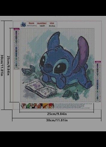 Diğer Stitch ve Manzara 5D Elmas Boyama Kit Setleri