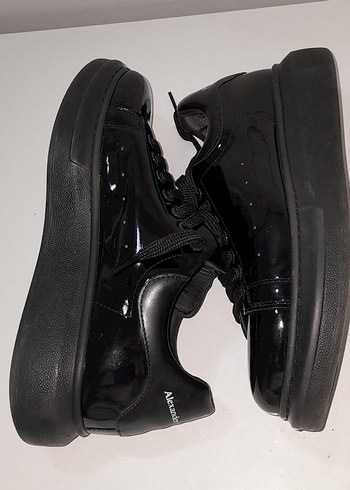 Siyah Parlak  Erkek Spor Ayakkabı - Görsel 3