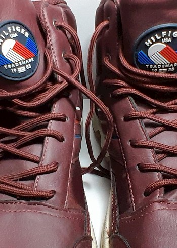 Tommy Hilfiger Bordo Spor Erkek Bot - Görsel 2