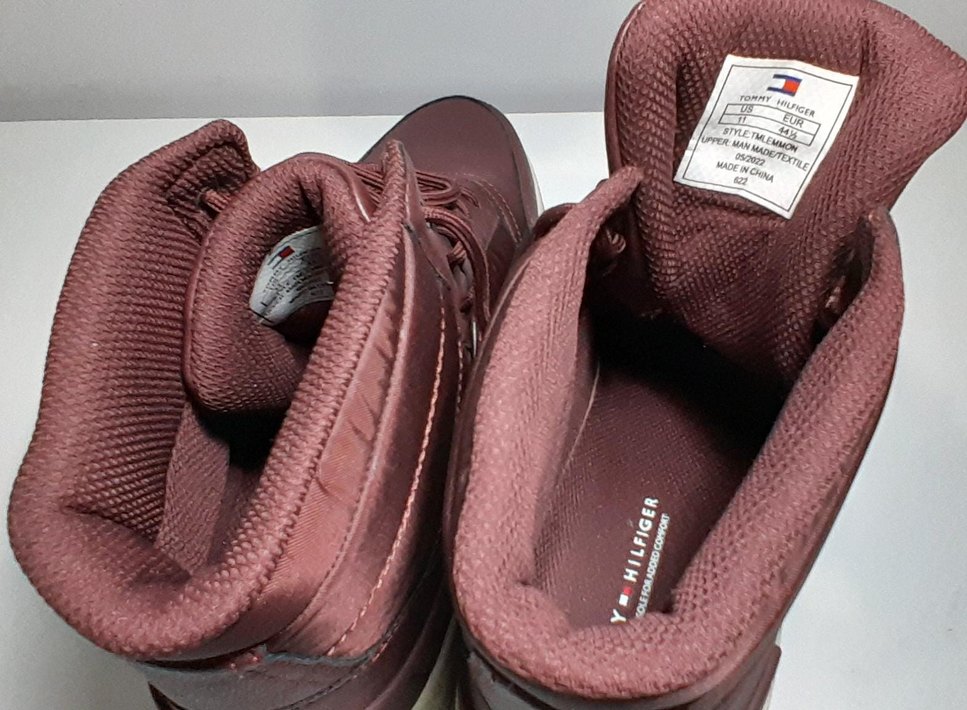 Tommy Hilfiger Bordo Spor Erkek Bot - Görsel 3