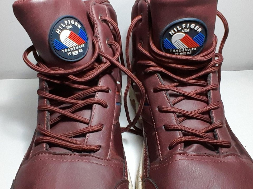 Tommy Hilfiger Bordo Spor Erkek Bot - Görsel 2