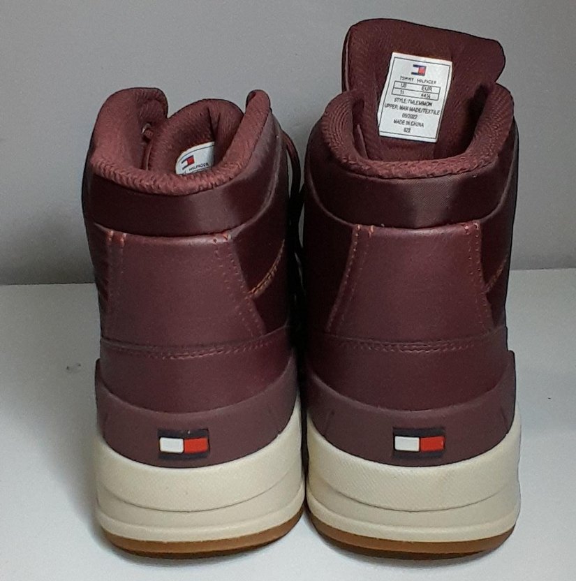 Tommy Hilfiger Bordo Spor Erkek Bot - Görsel 4