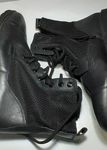 Siyah Bağcıklı Stiletto burunluTopuklu Kadın Bot - Görsel 3