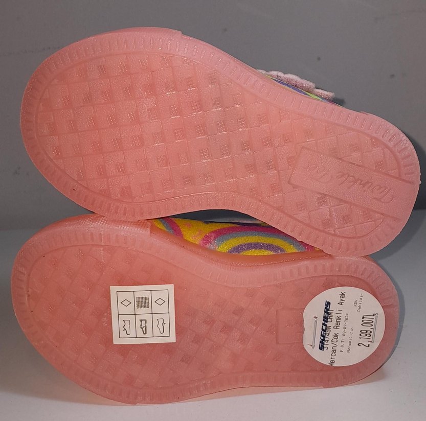 Skechers Kız Çocuk Pembe Işıklı Spor Ayakkabı - Görsel 5