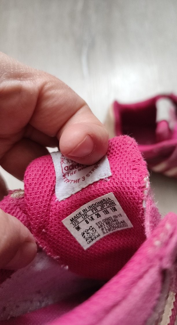 Adidas Kız Çocuk Pembe Cırt Cırtlı Spor Ayakkabı - Görsel 3