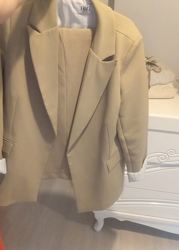 Diğer yağ yeşili blazer takım