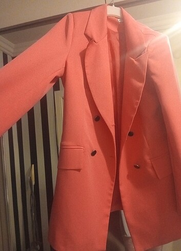 m Beden Şeker pembesi blazer ceket