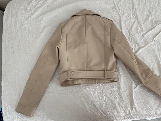 xs Beden ten rengi Renk Pull&Bear Bej Deri Ceket