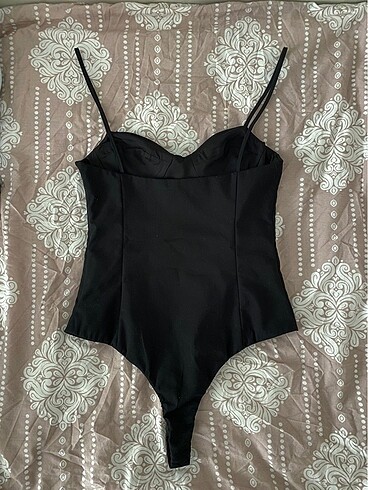 s Beden Zara askılı siyah body