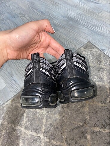 38 Beden Nike air max 97 siyah spor ayakkabi