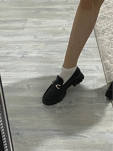 39 Beden siyah Renk Pull&Bear siyah makosen loafer ayakkabi