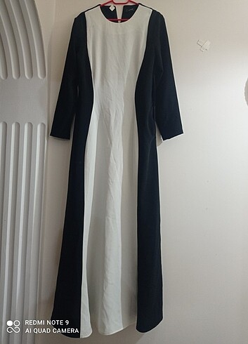 Uzun Kollu abiye elbise