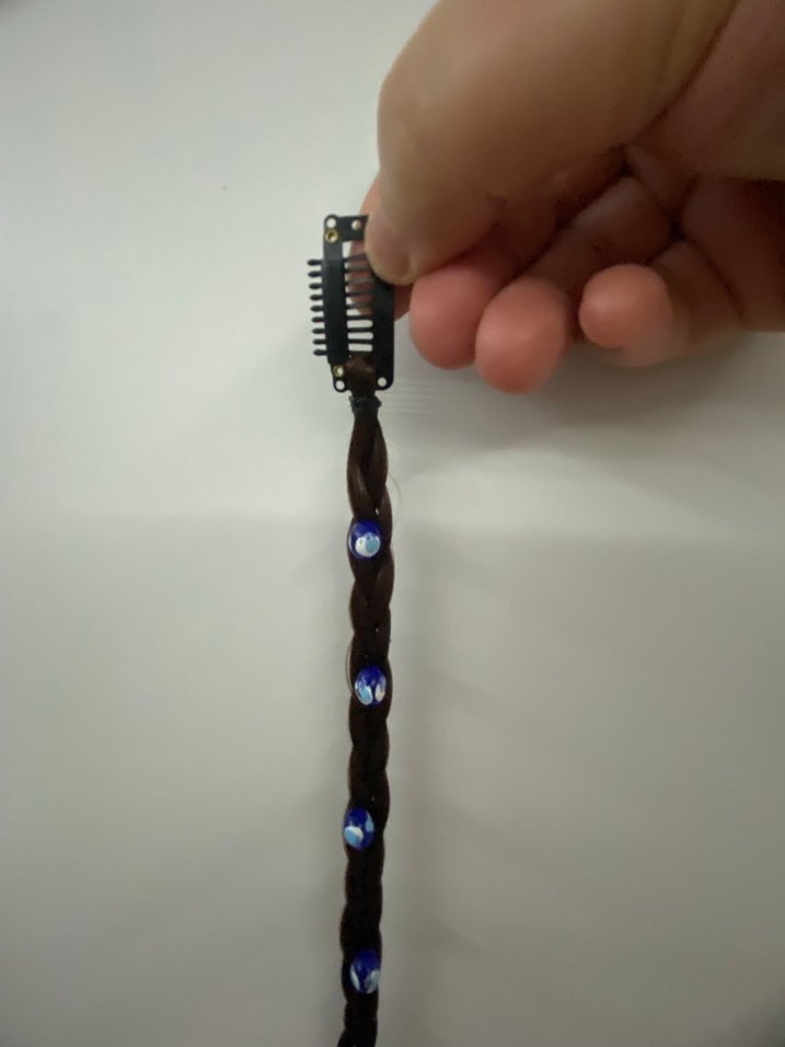 Nazar boncuklu saç aksesuarı - Görsel 5