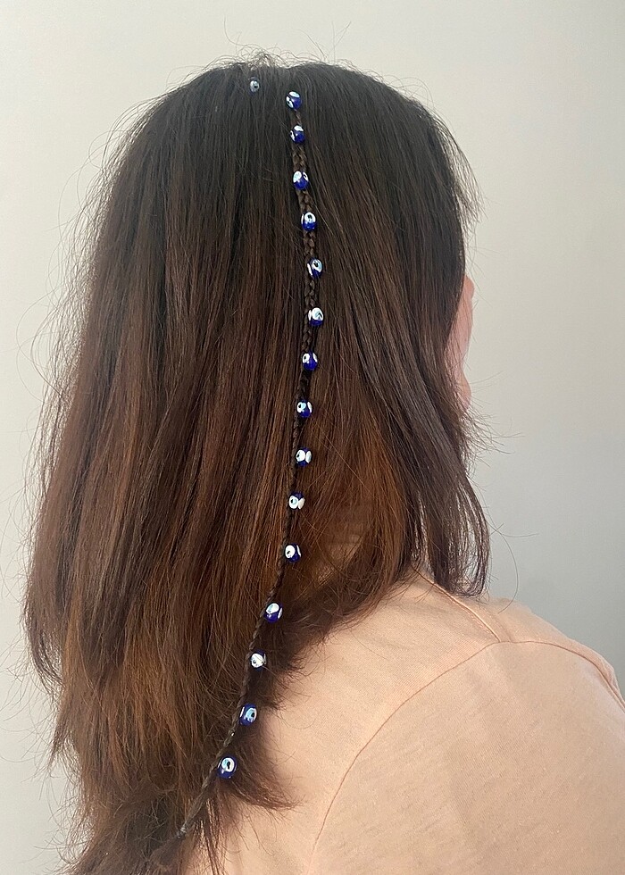 Nazar boncuklu saç aksesuarı - Görsel 2