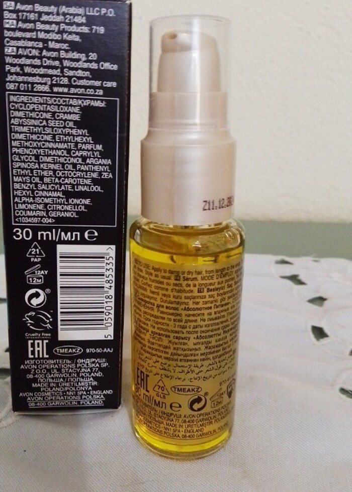 Avon saç serumu - Görsel 5