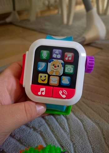 Fisher Price Çok Renkli Eğitici Oyuncak Saat - Görsel 7