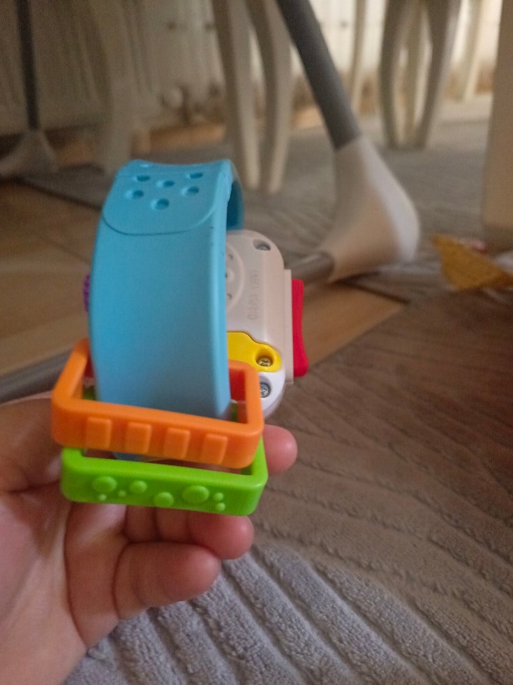 Fisher Price Çok Renkli Eğitici Oyuncak Saat - Görsel 3