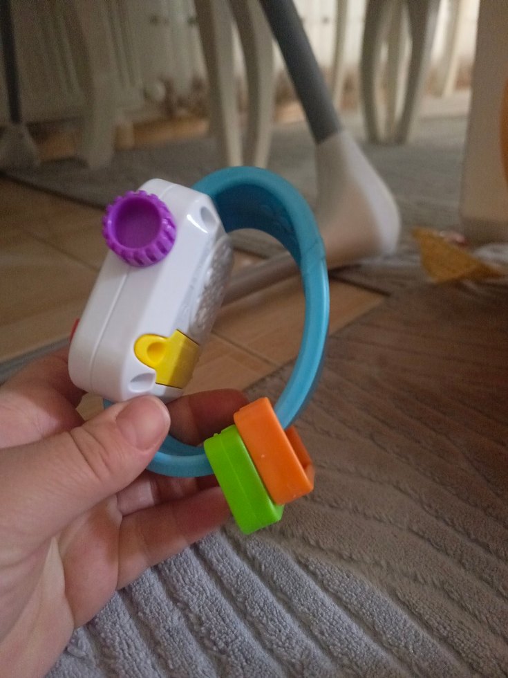 Fisher Price Çok Renkli Eğitici Oyuncak Saat - Görsel 2