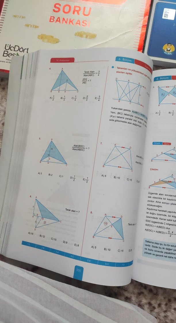 Antrenmanlarla Geometri 1 - Sınav Hazırlık Kitabı - Görsel 3