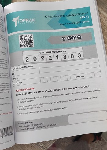 AYT Sözel 5 Yıllık Çıkmış Sorular Kitabı - Görsel 6