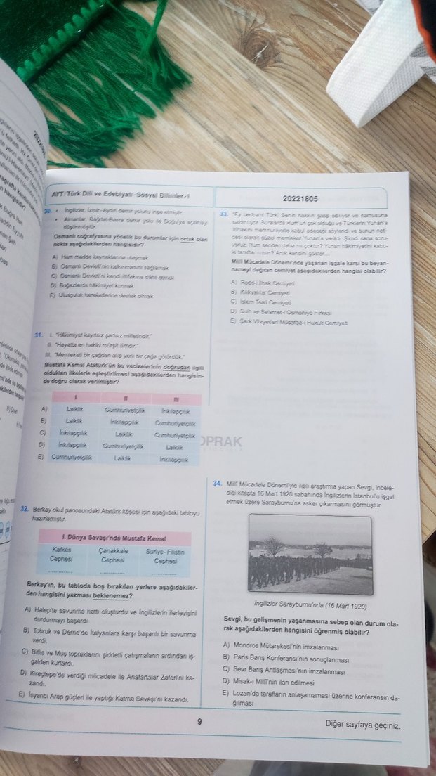 AYT Sözel 5 Yıllık Çıkmış Sorular Kitabı - Görsel 3