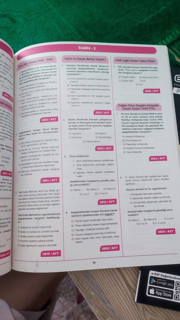 AYT Sözel 5 Yıllık Çıkmış Sorular Kitabı - Görsel 2