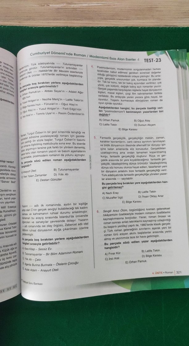 Edebiyat Soru Bankası Seti - AYT - Görsel 2