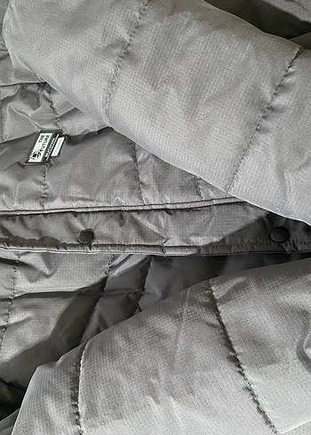 Gri Düğmeli Erkek Çocuk Kışlık Mont - Görsel 9