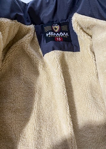 Gri Düğmeli Erkek Çocuk Kışlık Mont - Görsel 3