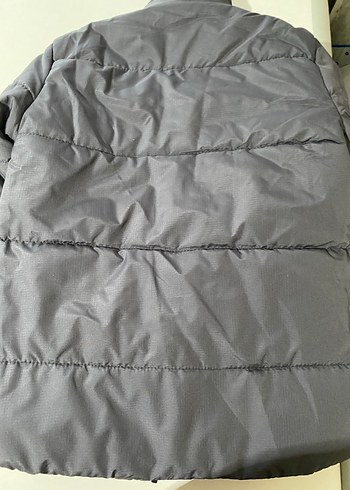 Gri Düğmeli Erkek Çocuk Kışlık Mont - Görsel 10