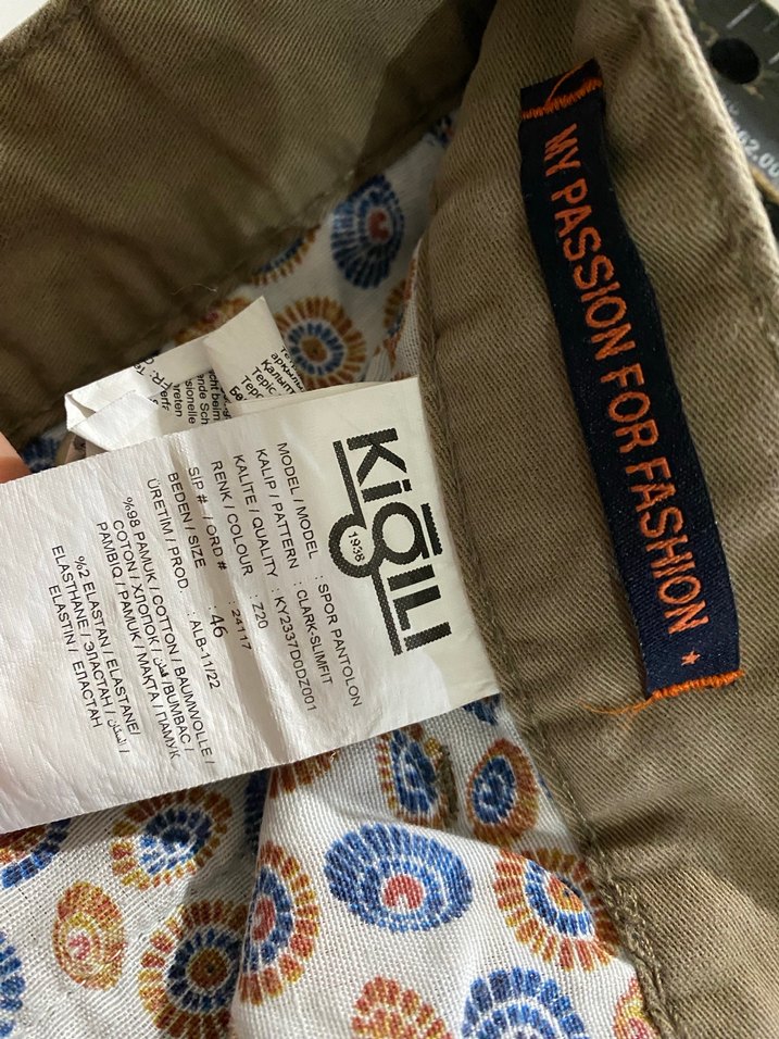 Kiğılı Erkek Normal Kesim Pantolon - Görsel 2