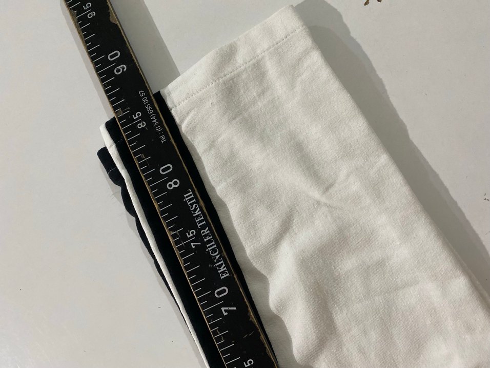 Gri Şeritli Beyaz Kadın Eşofman Altı - Görsel 4