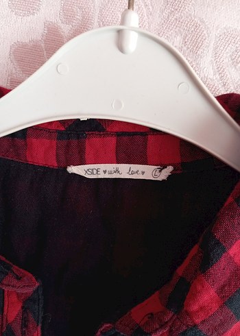 Kareli Düğmeli Uzun Kollu Kadın Gömlek - Görsel 6