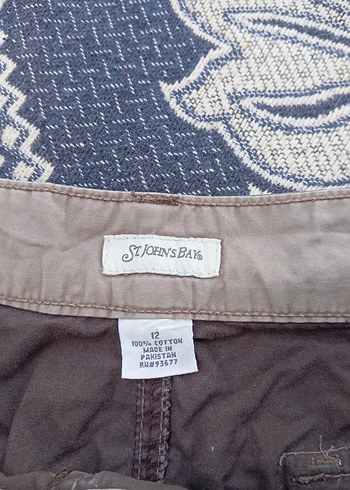 Düğmeli Kahve rengi şort - Görsel 7