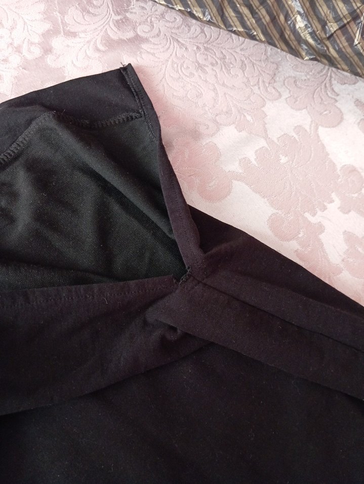 Kapüşonlu Siyah Uzun Kadın Tunik - Görsel 3