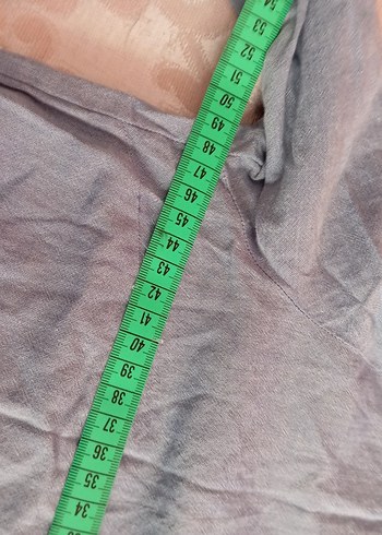 bebek mavisi Nakışlı Kadın Keten Gömlek - Görsel 7