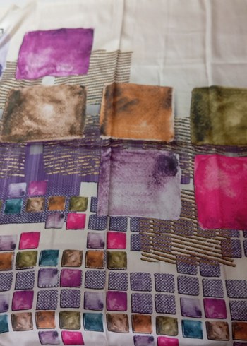 Dantel Detaylı Çok Renkli Bohem Kadın eşarp - Görsel 6