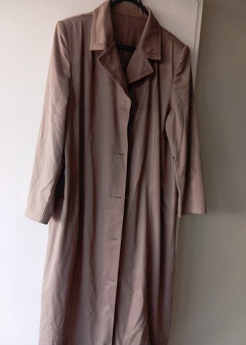 Bej Uzun Kadın pardesü - Görsel 3