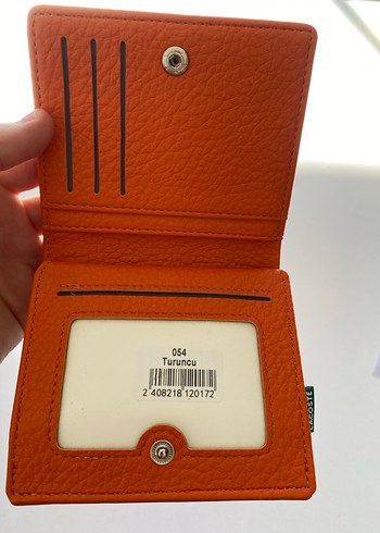 Lacoste Turuncu Cüzdan - Görsel 5