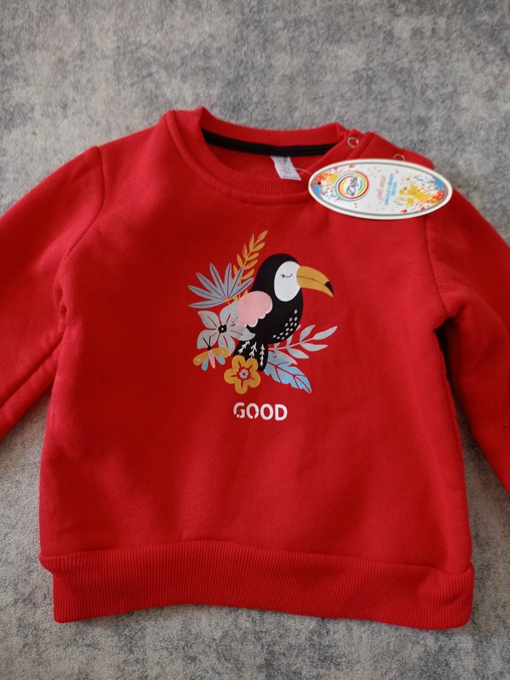 Renkli Baskılı Sweatshirt - Görsel 4